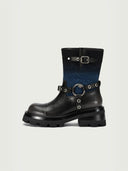 prestashop:1:3793:16209 | Blue and Black Dreamcore Rider Rebel Riding Boots
