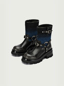 prestashop:1:3793:16211 | Blue and Black Dreamcore Rider Rebel Riding Boots