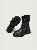 prestashop:1:3793:16212 | Blue and Black Dreamcore Rider Rebel Riding Boots