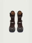 prestashop:1:3794:12811 | Red Dreamcore Knight Rider Rebel Riding Boots