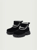 prestashop:1:3798:16236 | Black Dreamcore Angel Pearl Chain Snow Boots