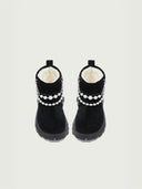prestashop:1:3798:16239 | Black Dreamcore Angel Pearl Chain Snow Boots