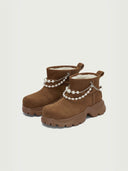 prestashop:1:3799:16245 | Brown Dreamcore Angel Pearl Chain Snow Boots