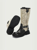 prestashop:1:3805:16424 | Black Dreamcore Knights Western Style Riding Boots