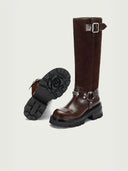 prestashop:1:3808:16323 | Red Dreamcore Knight Rebel Riding Boots