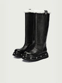prestashop:1:3813:16355 | Black DreamCore Angel Rose Sole Platform Tall Snow Boots