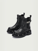 prestashop:1:3818:16413 | Black DreamCore Angel Series Rose Sole Chelsea Boots