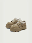 prestashop:1:3831:16446 | Khaki DreamCore Angel Furry Platform Monk Shoes