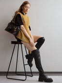 prestashop:1:3833:16454 | Black DreamCore Knight Modern Academy Long Boots