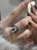 prestashop:1:3894:13186 | White Ink-Wash Side Clear Ink Ring