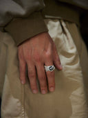 prestashop:1:3901:13219 | White Men's Round Rectangle Ring