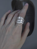 prestashop:1:3906:13239 | White Double-Layer Ring