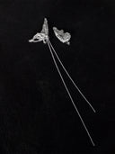 prestashop:1:391:1385 | AOKINSIDE Silver Butterfly Tassel Earrings