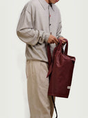 prestashop:1:3929:13711 | Burgundy Lace-Up Crossbody Bag