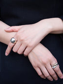 prestashop:1:3961:13485 | Silver Solid Silver Large Triangle Ring
