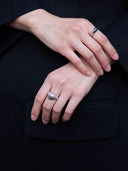 prestashop:1:3964:13465 | Silver Textured Shield Ring