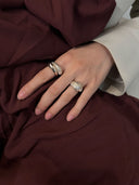 prestashop:1:3964:13466 | Silver Textured Shield Ring