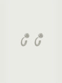prestashop:1:3970:13441 | Silver Textured Small C Earrings
