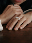 prestashop:1:3975:13562 | White Plain Stone Ring
