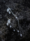 prestashop:1:3983:13537 | Silver Flowing Leaf Light Spot Earrings