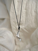 prestashop:1:3987:13514 | Silver Calla Lily Long Necklace