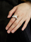 prestashop:1:3991:20450 | Silver Floral Fragrance Ring