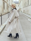 prestashop:1:4012:13962 | Cloudy Grey Double-Breasted Trench Coat With a Lapel Collar
