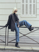 prestashop:1:4022:13936 | Sesame Black Oversize Double-Breasted Blazer