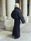 prestashop:1:4093:13929 | Frost edge black crop down coat
