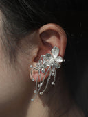 prestashop:1:4163:20254 | Hibiscus with Agarwood Ear Clip - Single
