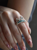 prestashop:1:4174:20209 | White Plum and Teal Ring