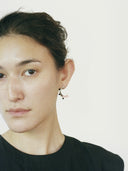 prestashop:1:4187:20402 | Silver Mini Wave Hook Black Onyx Earrings