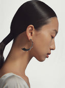 prestashop:1:4190:20397 | Silver Medium Wave Hook Pearl Earrings
