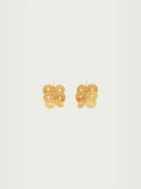 prestashop:1:4195:20377 | Gold Linked Beads and Cloud Pattern Short Earrings