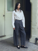 prestashop:1:4197:20762 | Blue-Tinted Grey Denim Look Casual Pants