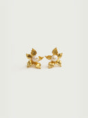 prestashop:1:4267:20852 | Gold Hydrangea Pearl Stud Earrings