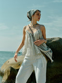 prestashop:1:4296:21507 | Green Seabreeze Natural Ramie Scarf