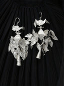 prestashop:1:435:1457 | ZHAN-sparkling silver earrings with pyramid decoration