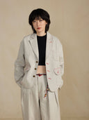 prestashop:1:4374:21466 | Beige-Grey Vintage Blazer