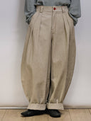 prestashop:1:4381:21401 | Khaki Pleated Balloon Trousers