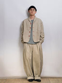 prestashop:1:4381:21404 | Khaki Pleated Balloon Trousers
