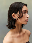 prestashop:1:4392:21378 | Silver White Jade Persimmon Calyx Stud Earrings-Small