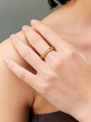 prestashop:1:4396:21365 | Gold Green Jade Persimmon Calyx Ring
