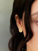 prestashop:1:4397:21359 | Gold & Silver Persimmon Calyx Stud Earrings