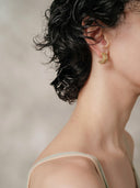 prestashop:1:4403:21342 | Gold Green Jade Square & Circle Earrings
