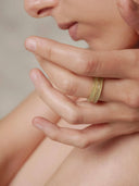 prestashop:1:4404:21335 | Gold Green Jade Square & Circle Ring