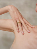 prestashop:1:4405:21332 | Gold Pearl-Inspired Square & Circle Ring
