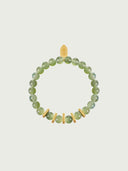 prestashop:1:4409:21320 | Gold Pearl-Inspired Square & Circle Bracelet-Large