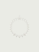 prestashop:1:4410:21319 | Silver Pearl-Inspired Square & Circle Bracelet-Small
