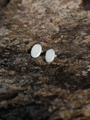 prestashop:1:4413:21313 | Silver White Jade Stud Earrings-Large